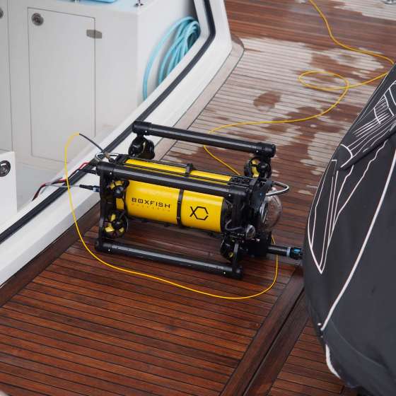 Boxfish ROV on Boat Deck