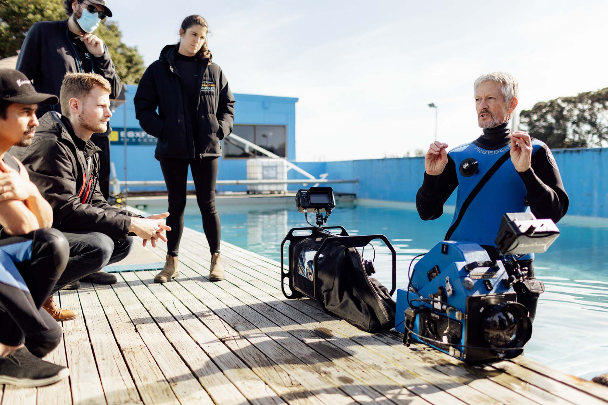 Murray Milne With An Underwater Housing