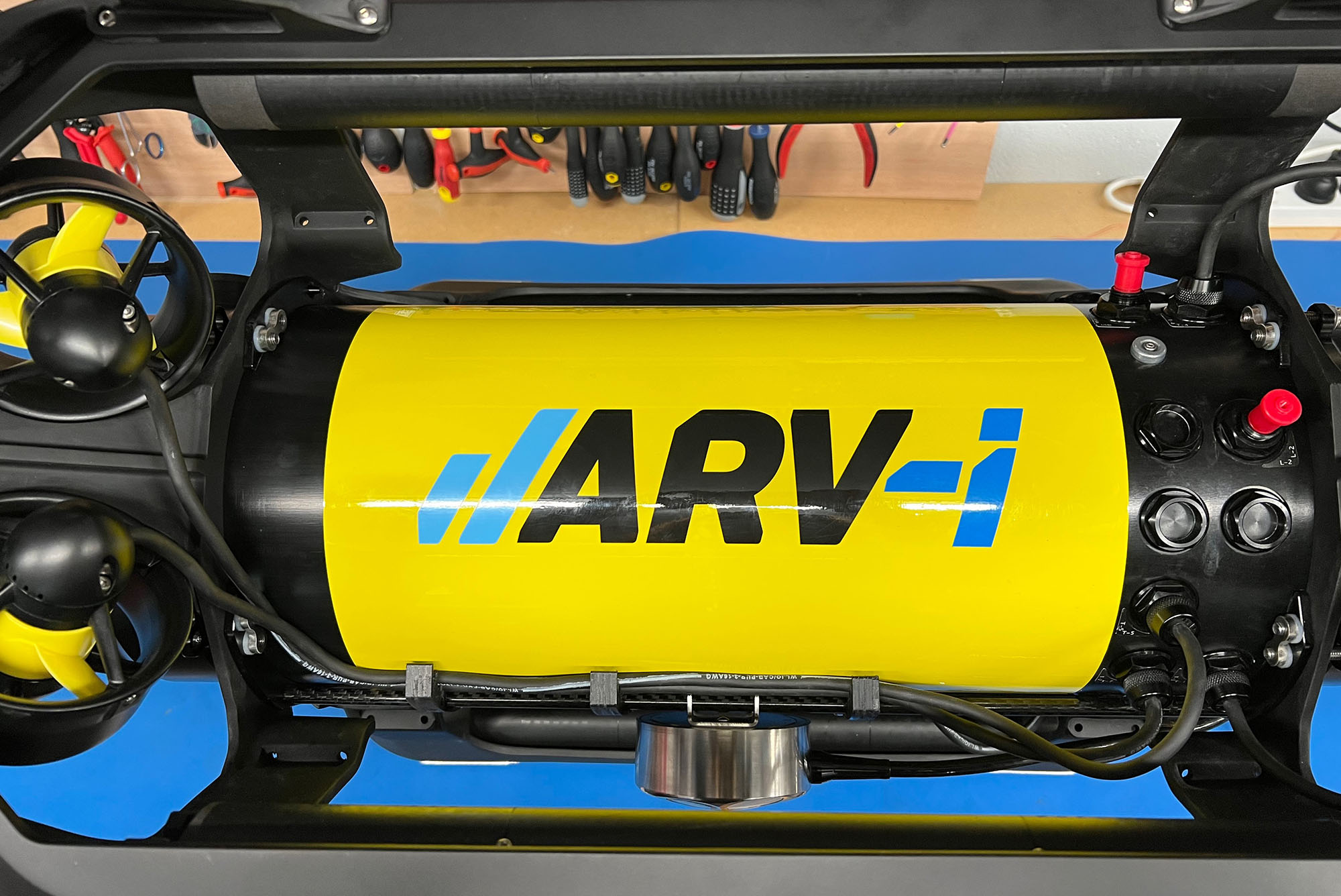 ROV DVL Sensor Installed on the AUV ARV-i