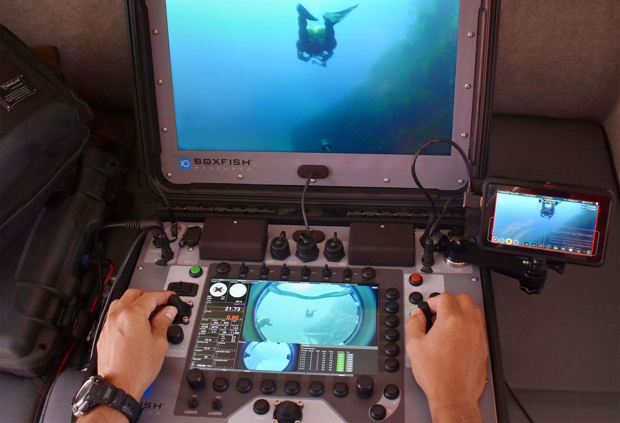 Boxfish ROV Control System Console