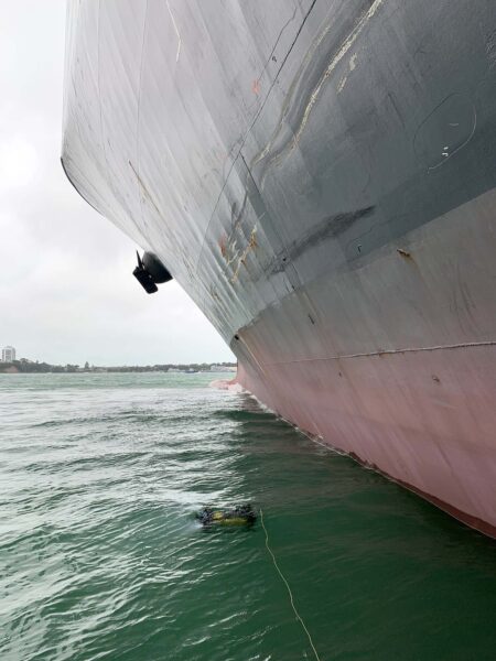 Security Hull Inspection Using a Boxfish ROV