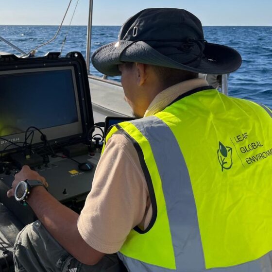 LGES's ROV pilot monitor the live feed from Boxfish ROV console